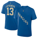 Alexis Lafreniere New York Rangers Fanatics Authentic Stack Name & Number T-Shirt - Blue - NHL