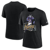 Derrick Henry Baltimore Ravens Player Graphic T-Shirt Heather Black | Nike for Sale