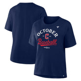 Cleveland Guardians Women's 2025 MLB Postseason Locker Room T-Shirt - MLB