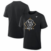 Milwaukee Brewers Fanatics 2025 National League Division Series Champions Locker Room T-Shirt - MLB
