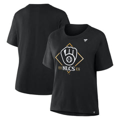 Milwaukee Brewers Fanatics Women's 2025 National League Division Series Champions Locker Room T-Shirt - MLB