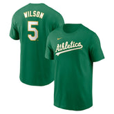 Jacob Wilson Athletics Nike Fuse Name & Number T-Shirt - MLB