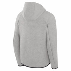 New England Patriots Tech Fleece Raglan Full-Zip Windrunner Hoodie Heather Gray | Nike for Sale