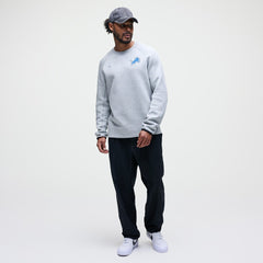 Detroit Lions Tech Fleece Raglan Sweatshirt Heather Gray | Nike for Sale