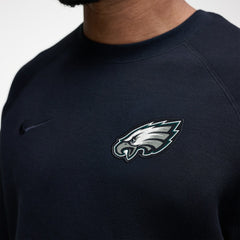 Philadelphia Eagles Tech Fleece Raglan Sweatshirt Black | Nike for Sale