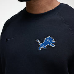 Detroit Lions Tech Fleece Raglan Sweatshirt Black | Nike for Sale