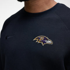 Baltimore Ravens Tech Fleece Raglan Sweatshirt Black | Nike for Sale