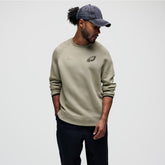 Philadelphia Eagles Tech Fleece Raglan Sweatshirt Olive | Nike for Sale