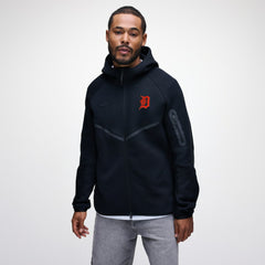 Detroit Tigers Nike Tech Fleece Raglan Full-Zip Windrunner Hoodie - MLB