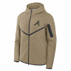 Atlanta Braves Nike Tech Fleece Raglan Full-Zip Windrunner Hoodie - MLB