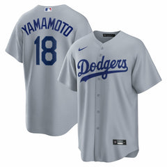 Yoshinobu Yamamoto Los Angeles Dodgers Nike Road Replica Jersey - MLB
