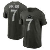 Justin Fields New York Jets 2025 Rivalries Collection Player Name & Number T-Shirt Gotham Green | Nike for Sale