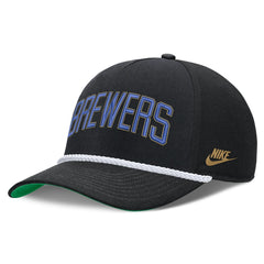 Milwaukee Brewers Nike Cooperstown Collection Rise Adjustable Hat - MLB