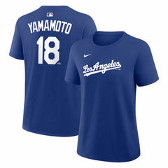 Yoshinobu Yamamoto Los Angeles Dodgers Nike Women's Alternate Name & Number T-Shirt - MLB