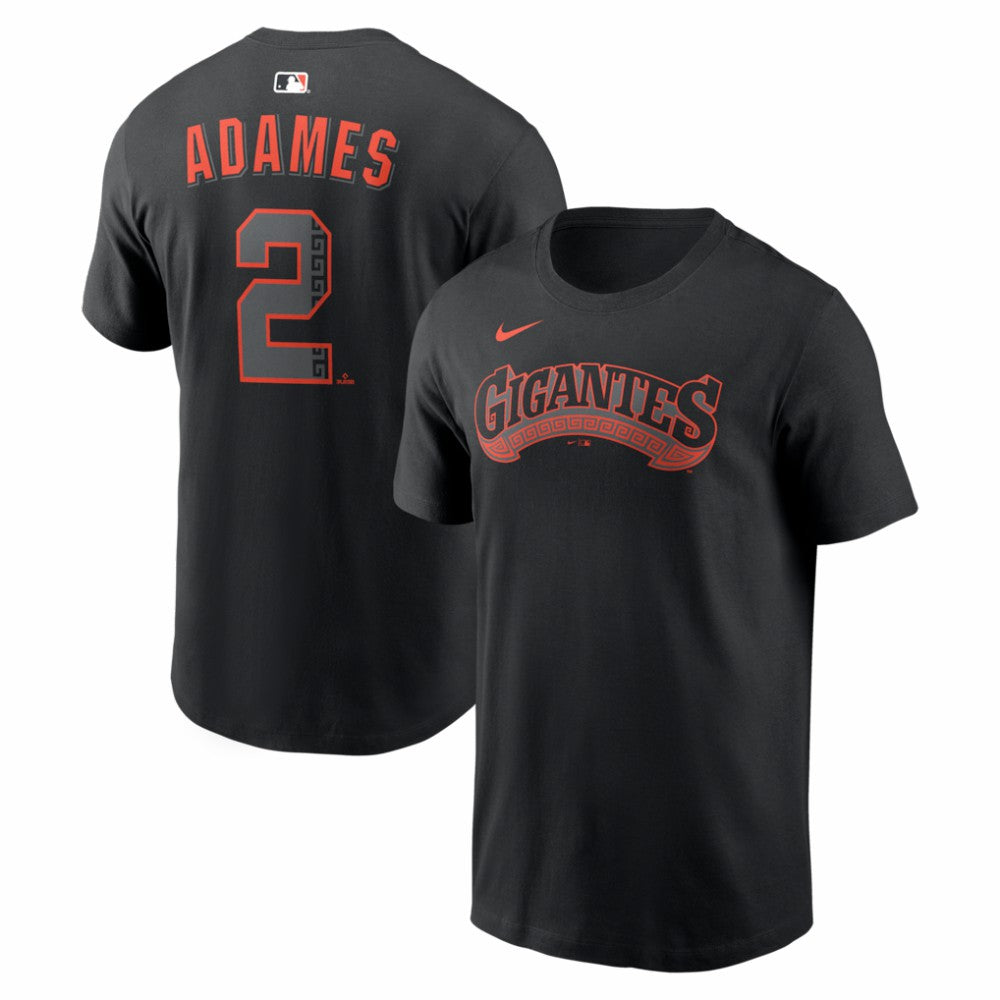 Willy Adames San Francisco Giants Nike Alternate Name & Number T-Shirt - MLB