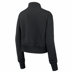 Chicago Bears Women's Legacy Phoenix Fleece Cropped Half-Zip Sweatshirt Black | Nike for Sale