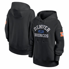Denver Broncos Women's Oversized Legacy Phoenix Hoodie Black | Nike for Sale