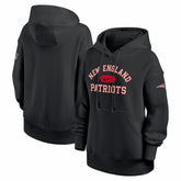 New England Patriots Women's Oversized Legacy Phoenix Hoodie Black | Nike for Sale