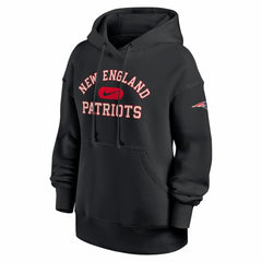New England Patriots Women's Oversized Legacy Phoenix Hoodie Black | Nike for Sale