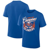 New York Islanders Fanatics 4x Stanley Cup Champions T-Shirt - Royal - NHL