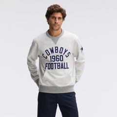 Dallas Cowboys IconicFleece Pocket Sweatshirt Heather Gray | Fanatics