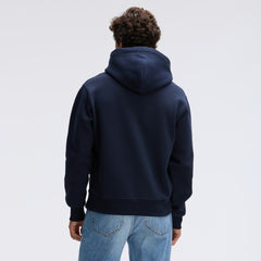 Chicago Bears IconicFleece Flocked Hoodie Navy | Fanatics