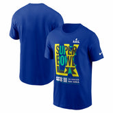 Super Bowl LX Essential T-Shirt Royal | Nike for Sale