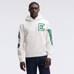 Philadelphia Eagles IconicFleece Letterman Hoodie Oatmeal | Fanatics