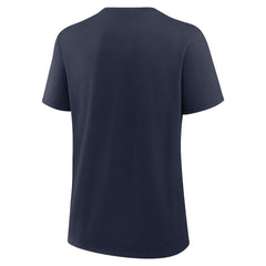 New England Patriots Women's 2025 AFC Champions Helmet T-Shirt Navy | Nike for Sale