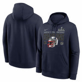 New England Patriots 2025 AFC Champions Glory Shield Hoodie Navy | Nike for Sale