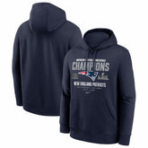New England Patriots 2025 AFC Champions Team Nation Hoodie Navy | Nike for Sale