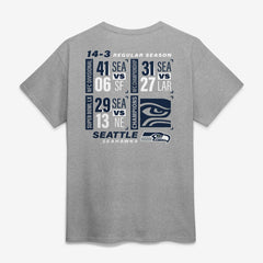Seattle Seahawks Super Bowl LX Champions Counting Points Score T-Shirt Steel | Fanatics