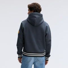 Pittsburgh Steelers IconicFleece Tipped Hoodie Charcoal | Fanatics