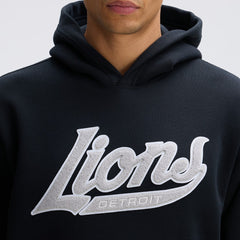 Detroit Lions IconicFleece Tipped Hoodie Black | Fanatics