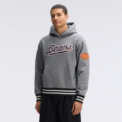 Chicago Bears IconicFleece Tipped Hoodie Athletic Heather Gray | Fanatics
