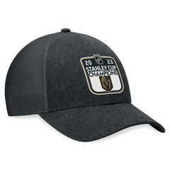 Vegas Golden Knights Fanatics 2023 Stanley Cup Champions Locker Room Adjustable Hat - Charcoal - NHL