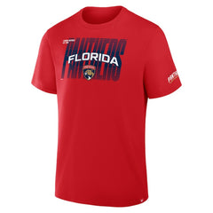 Florida Panthers Fanatics Team Vision Legacy T-Shirt - Red - NHL