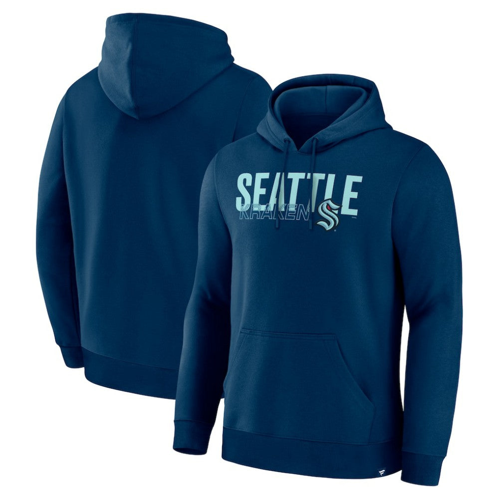 Seattle Kraken Fanatics Net Minder Legacy Hoodie - Deep Sea Blue - NHL