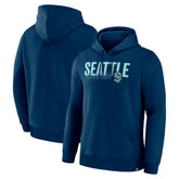 Seattle Kraken Fanatics Net Minder Legacy Hoodie - Deep Sea Blue - NHL