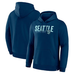 Seattle Kraken Fanatics Net Minder Legacy Hoodie - Deep Sea Blue - NHL