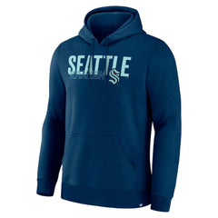 Seattle Kraken Fanatics Net Minder Legacy Hoodie - Deep Sea Blue - NHL