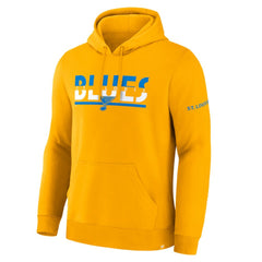 St. Louis Blues Fanatics Half Wall Legacy Hoodie - Gold - NHL