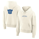 Toronto Maple Leafs Fanatics Women's Neutral Zone Legacy Hoodie - Cream - NHL
