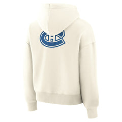 Montreal Canadiens Fanatics Women's Neutral Zone Legacy Hoodie - Cream - NHL