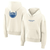 Edmonton Oilers Fanatics Women's Neutral Zone Legacy Hoodie - Cream - NHL