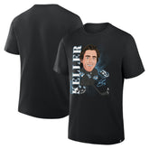 Clayton Keller Utah Mammoth Fanatics Caricature Player T-Shirt - Black - NHL