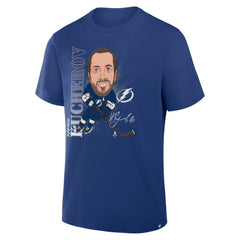 Nikita Kucherov Tampa Bay Lightning Fanatics Caricature Player T-Shirt - Blue - NHL