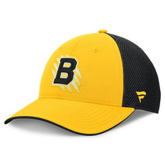 Boston Bruins Fanatics 2026 NHL Stadium Series Authentic Pro Adjustable Trucker Hat - Gold/Black - NHL