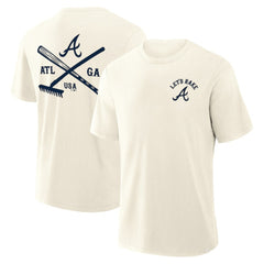 Atlanta Braves Fanatics Nostalgia Stadium Slub T-Shirt - MLB