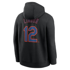 Francisco Lindor New York Mets Nike Player Name & Number Club Pullover Hoodie - MLB